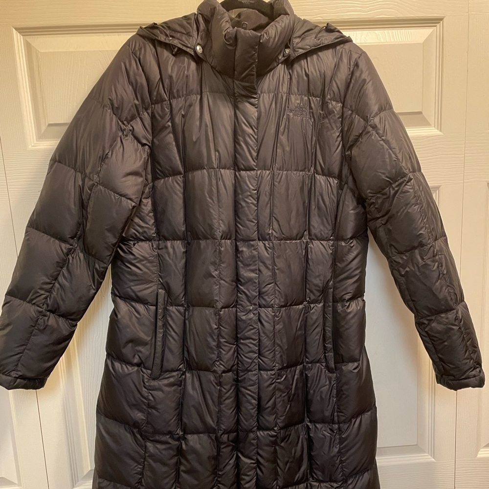 Black Northface Down Coat